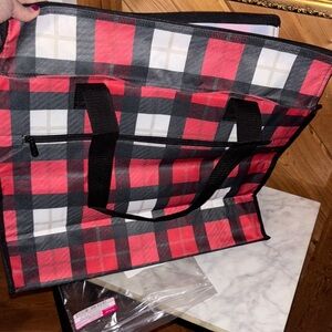 NEW! Thirty-One 31 Deluxe Organizing Utility Tote Check Mate